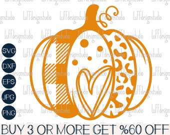 Pumpkin SVG, Leopard Pumpkin PNG, Fall SVG, Halloween, Thanksgiving, Cheetah, Png, Svg Files for Cricut, Sublimation Designs Downloads