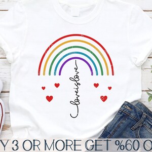 Love is Love SVG, Rainbow SVG, Valentines Day Shirt SVG, Lgbtq Svg ...