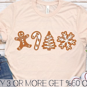 Peperkoek SVG, grappig kerstshirt SVG, kerstkoekje bakken SVG, Candy Cane Svg, Png, bestand voor Cricut, sublimatie ontwerpen downloads