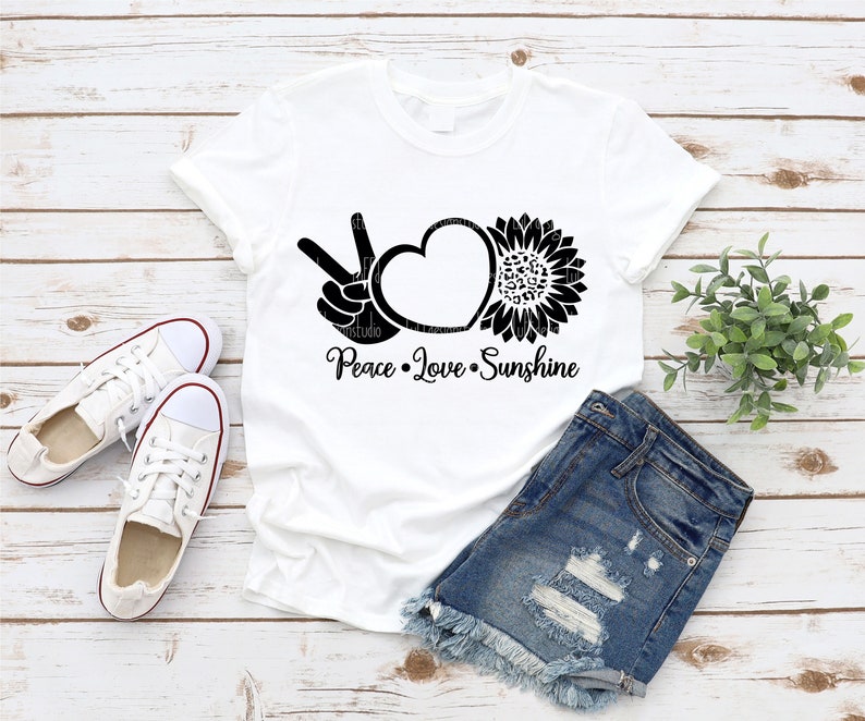 Free Free 197 Peace Love Sunflower Svg Free SVG PNG EPS DXF File