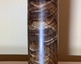 Custom handmade salvaged Georgia walnut wood (3) pepper salt mill grinder approximately 6.5 inches tall. Handcrafted, turned and finished.