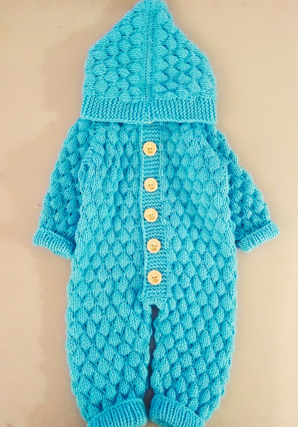 Knitting pattern for baby jumpsuit knitted baby romper Etsy
