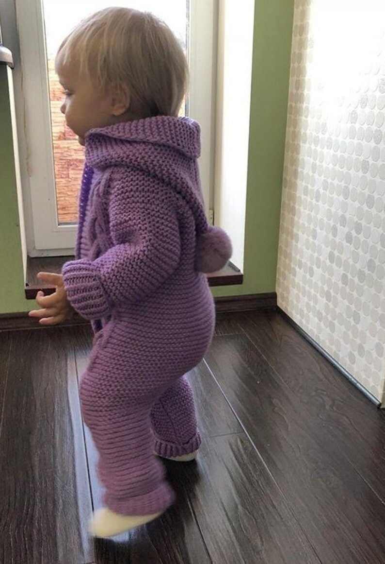 Knitting pattern for baby jumpsuit knitting baby romper knit Etsy