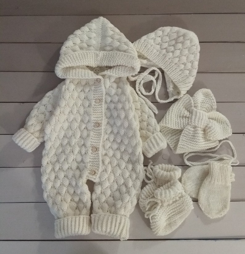 Knitting pattern for baby jumpsuit knitted baby romper Etsy