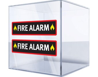 Adesivo Gas Infiammabile Rosso Fiamme - Vinile Die Cut Per Sicurezza - Rayd Workshop