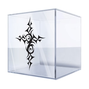 Decal Sticker Heavy Metal Cross crucifixion Christ Christian religion Symbol GTFDB