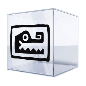 Aztec-Inspired Crocodile Sticker – Bold Black and White Tribal Art Decal for Laptops, Cars, and Home Decor, Durable Vinyl BA4IM