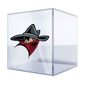 Adesivo da cowboy mascherato – Adesivo da cartone animato fuorilegge western per laptop, auto e bottiglie d'acqua, 5 x 5 pollici, vinile resistente BABIA