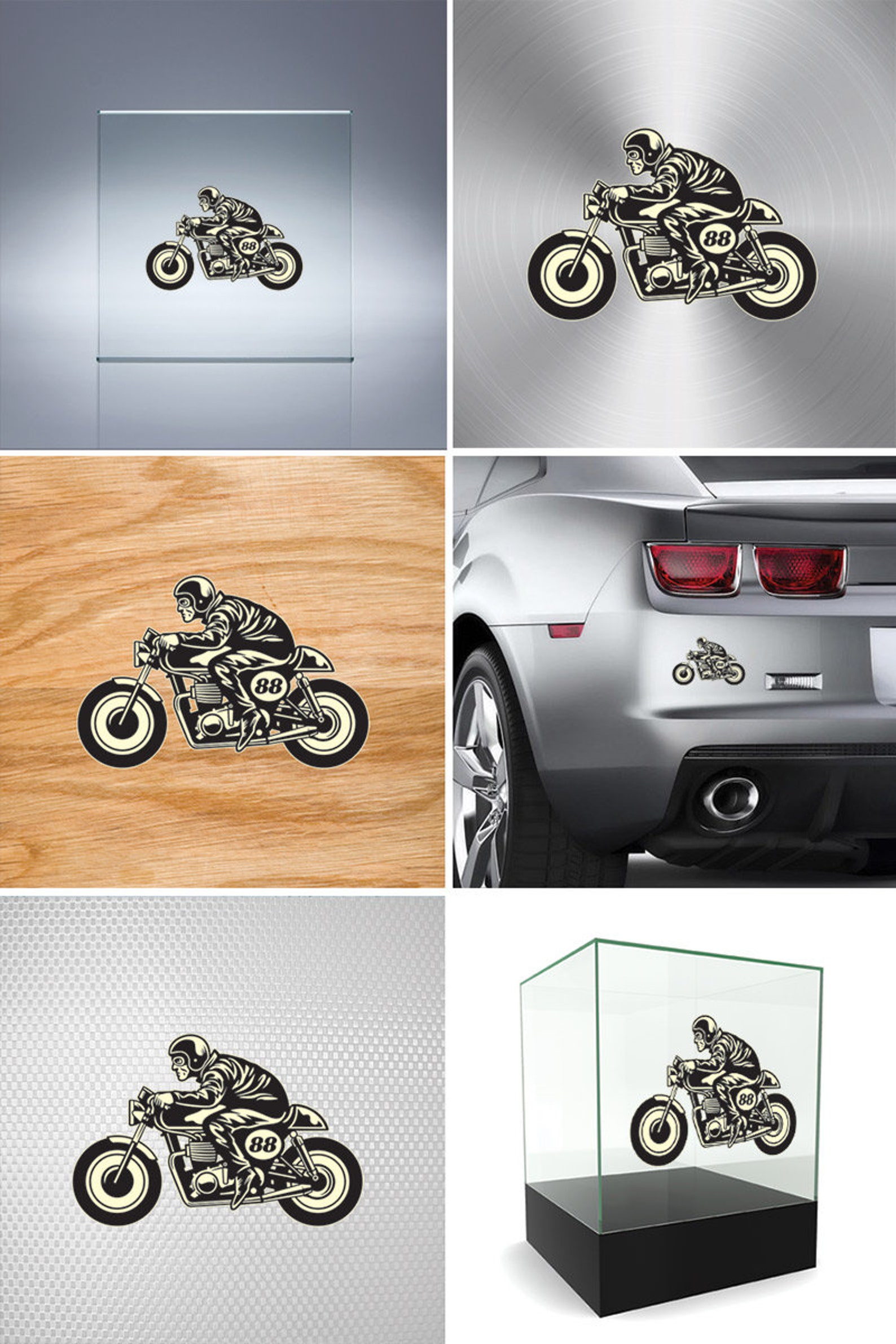 Decal Sticker Vintage Motorcycle Speed Easy Rider Fast Quick Swift ...