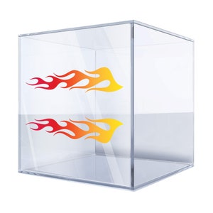 Flame Decals – Bold Vinyl Stickers with Red and Yellow Gradient Flames for racing Cars, Motorcycles, and Laptops AMIIS