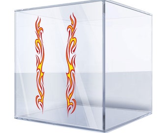 Flame Tribal Vinyl Sticker Set – Bold Flame Design Decal for Cars, Motorcycles, and Trucks (Pair) ADABF