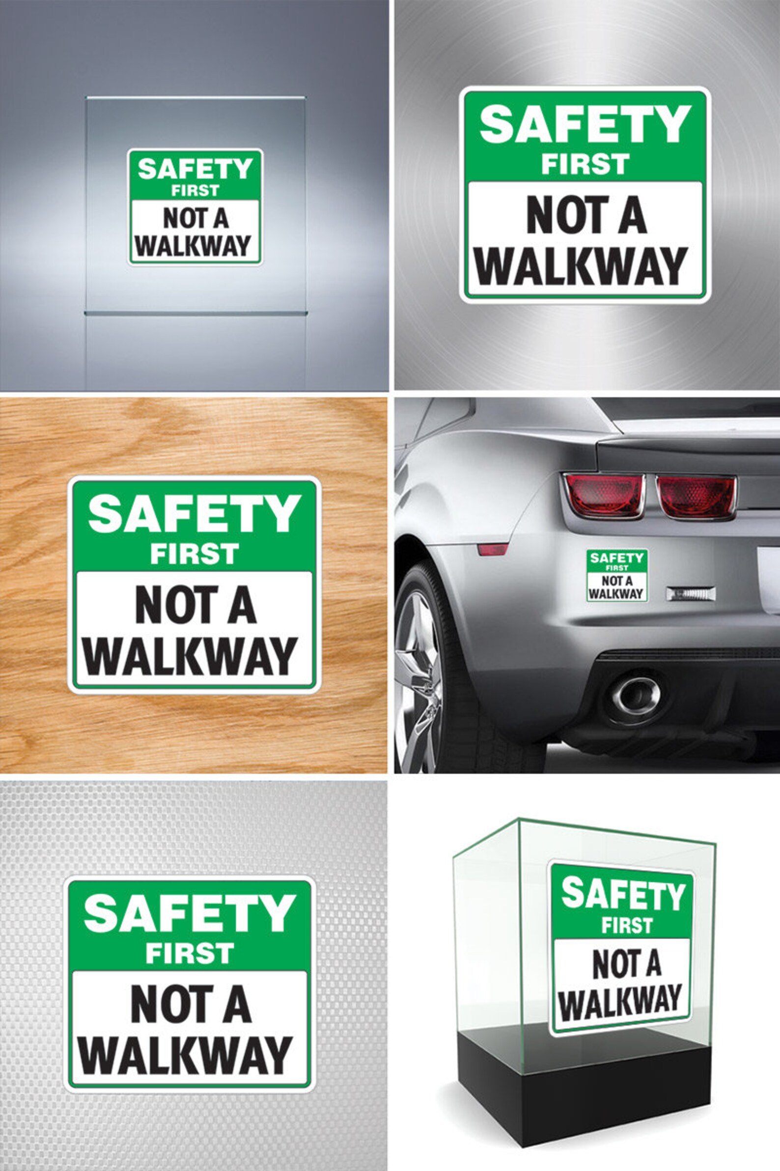 Decal Sticker Safety First Not A Walkway BUUDS - Etsy