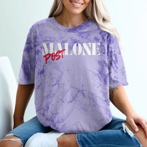 Post Malone Comfort Colors Tee: Retro Music Graphic, Unisex Concert Shirt