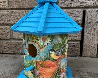 Garden Friends Birdhouse, gardener gift idea