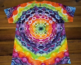 CUSTOM Fractal Mandala Tie Dye Shirt | Size Adult XS - 4XL | BWagnuka