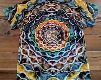 Chemise tie-dye fractale personnalisée | Wagnuka