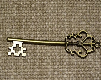 Key,Santa&#39;s Magic Key, Wedding, Bronze, 21st, Christmas Key, New Home Gift , Antique Bronze Key, Engagement, key of love