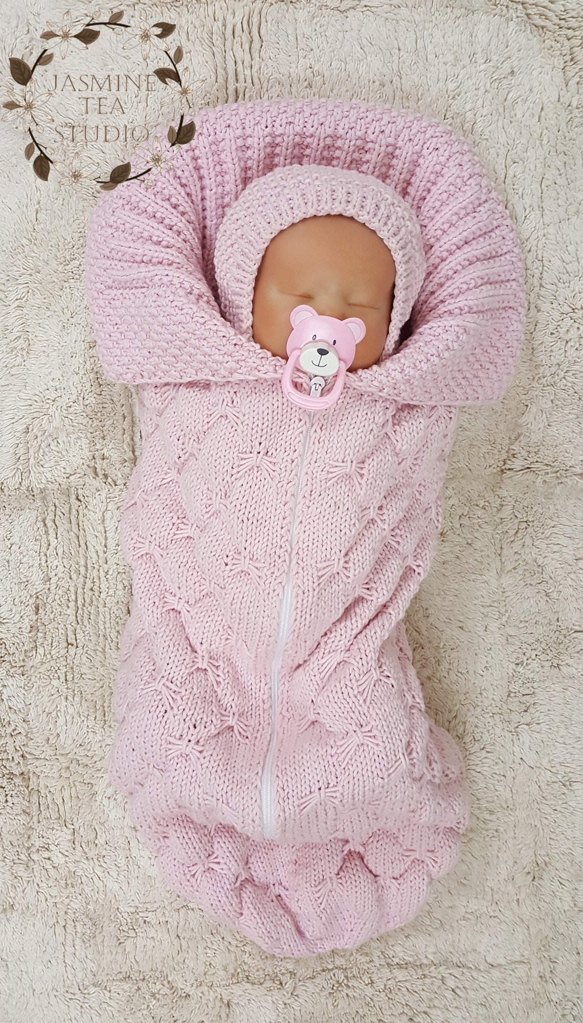 Baby Girl Bunting & Cocoon Bag Swaddle Blanket Snuggle Etsy