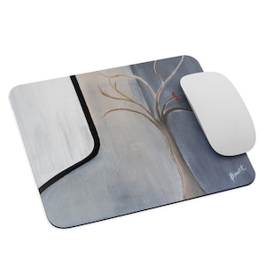 Cardinal Mouse pad, Original Art Design