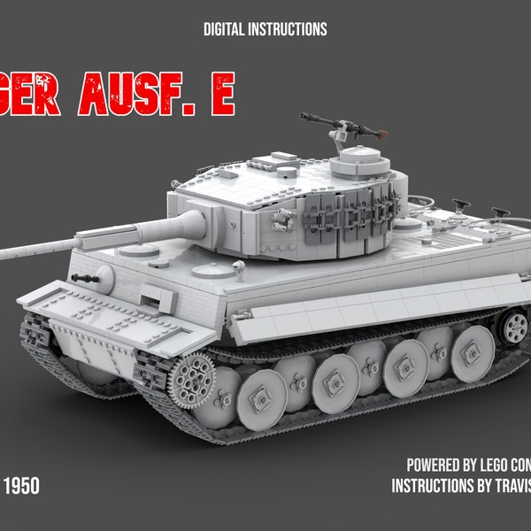 Ferngesteuerter Panzer Tiger (NUR ANWEISUNGEN)