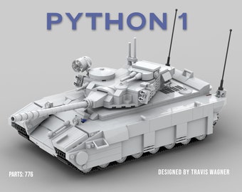 Python 1 Main Battle Tank (INSTRUCTIONS ONLY)