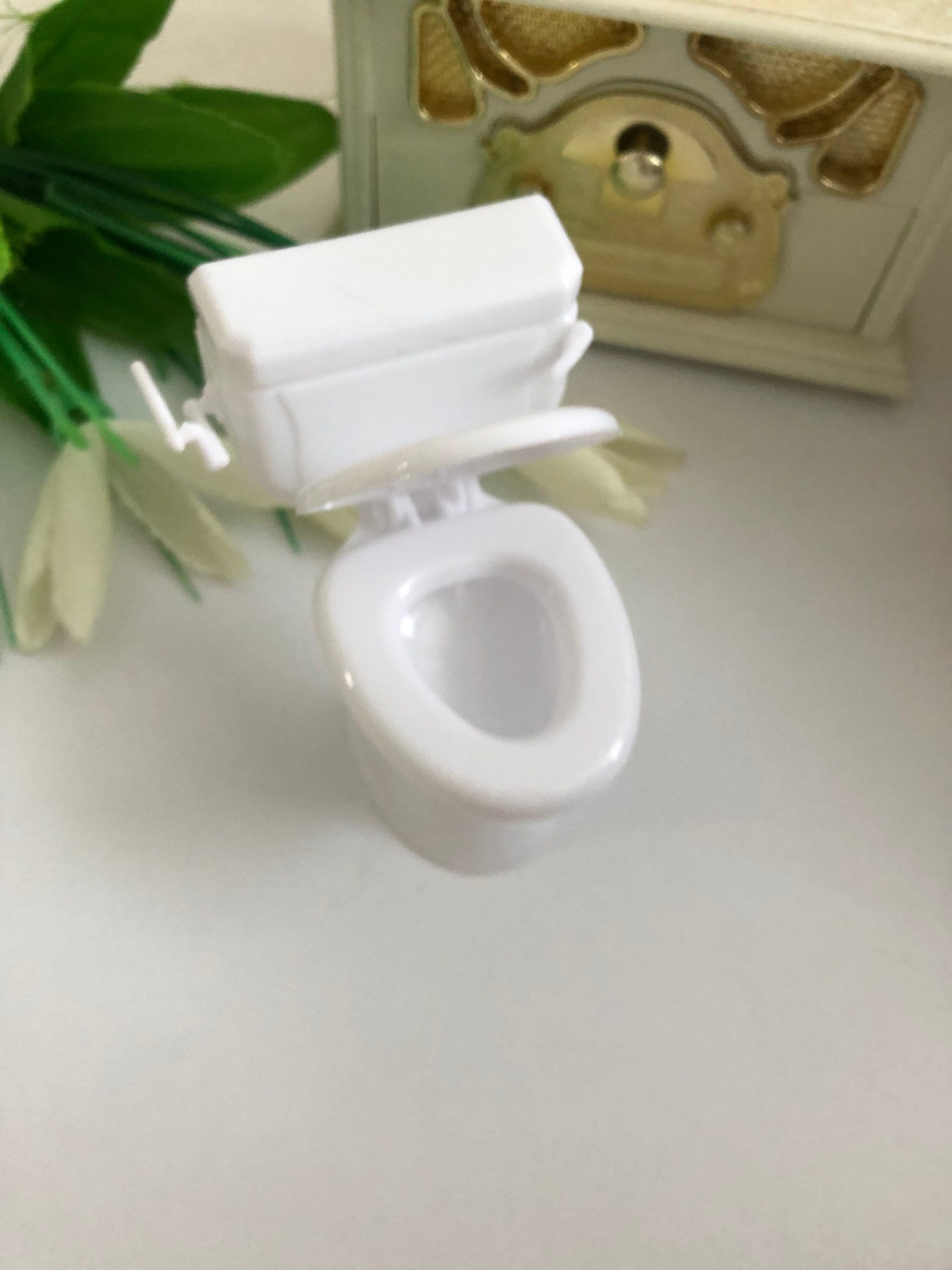 1 PCS metal silver miniature toilet for dolls mini toilet for Etsy