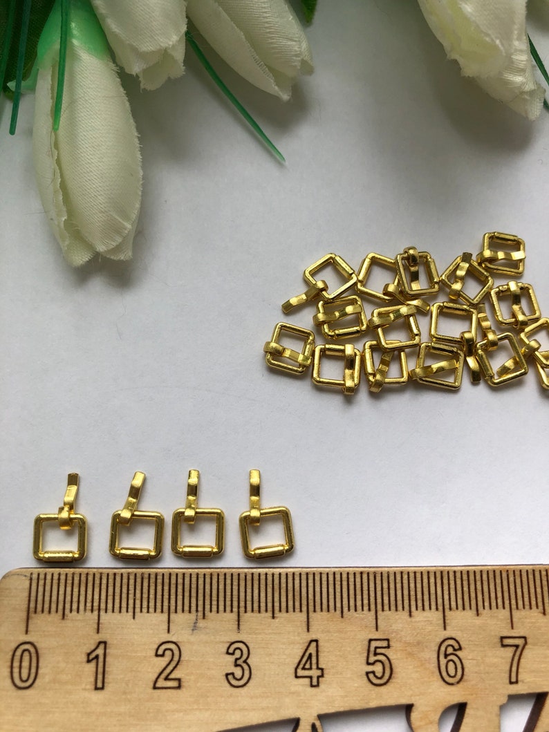 Small 5 pcs gold Mini Buckles Doll Sewing Supplies Doll Craft Etsy