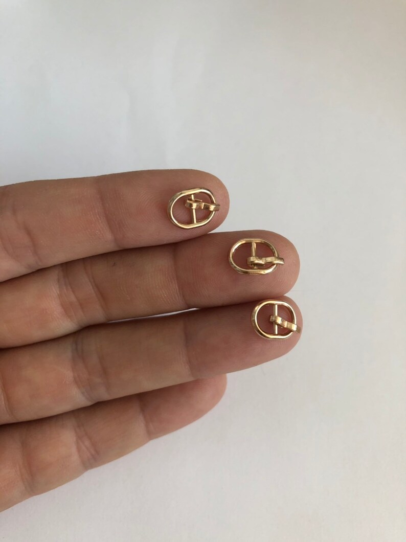 Gold Small 5psc Mini Buckles Doll Sewing Supplies Doll Craft Etsy