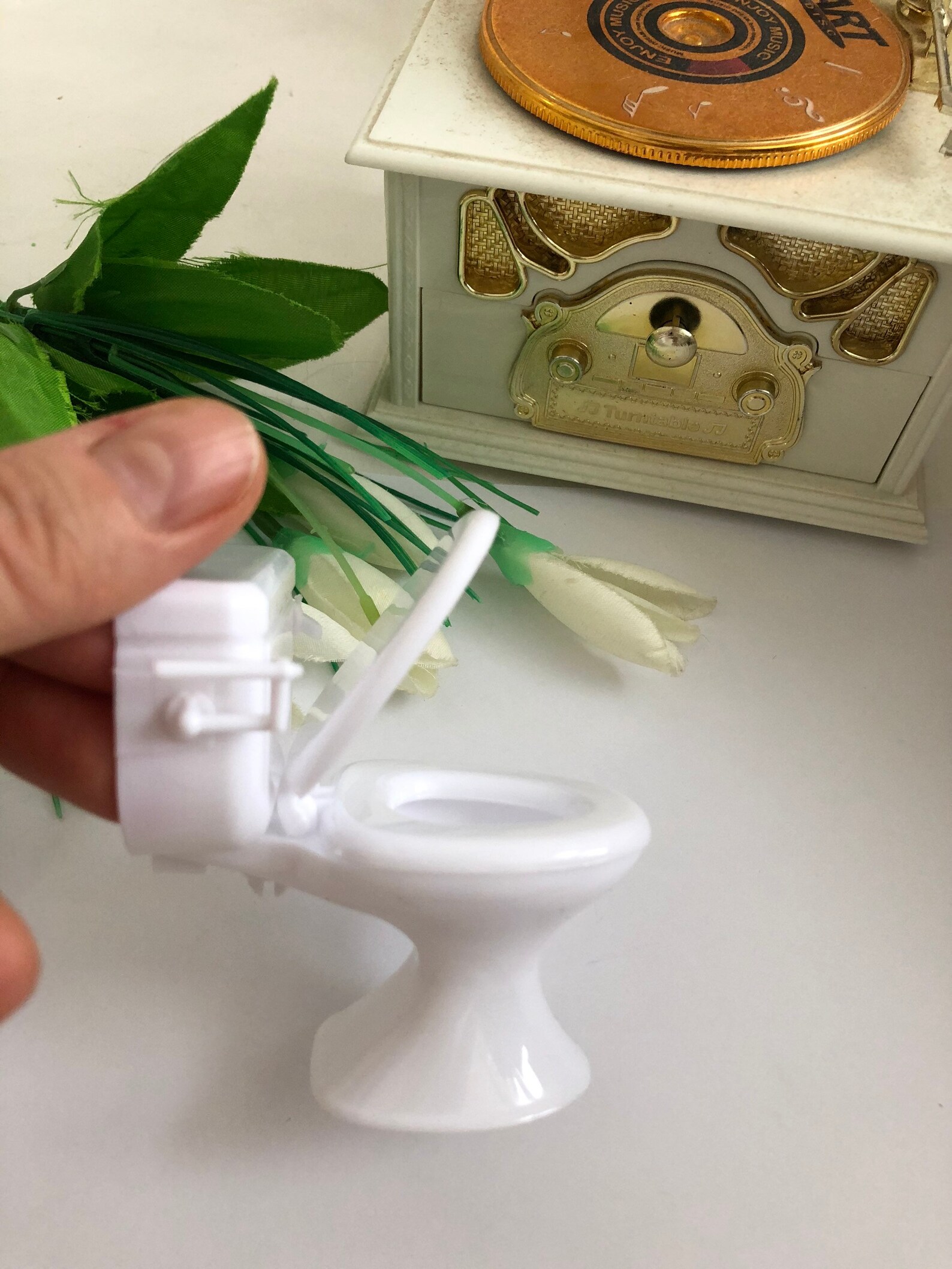 1 PCS metal silver miniature toilet for dolls mini toilet for Etsy