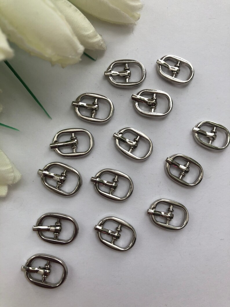 Silver Small 5pcs Mini Buckles Doll Sewing Supplies Doll Craft Etsy