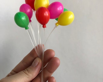 Details about / 1:12 Colorful Balloons Dollhouse Miniature Decor Dolls Accessories Cake Topper