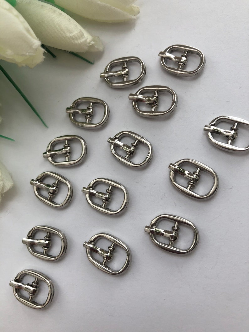 Silver Small 5pcs Mini Buckles Doll Sewing Supplies Doll Craft Etsy