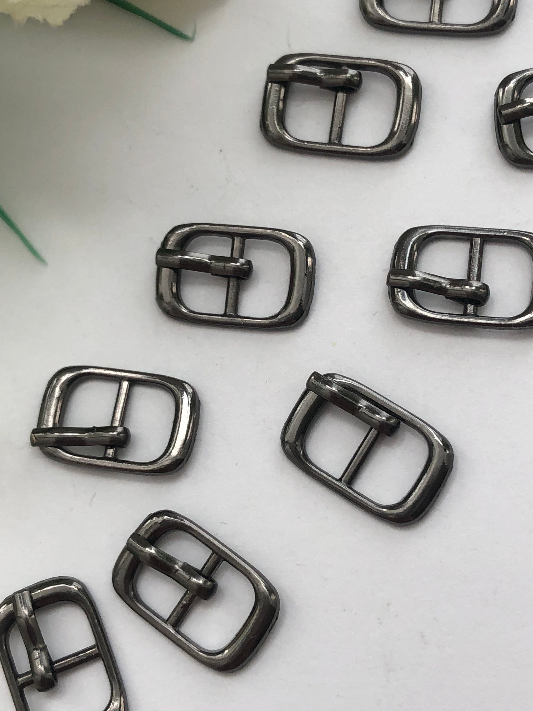 Mini buckle Dark metal Small 5pcs Mini Buckles Doll Sewing Etsy