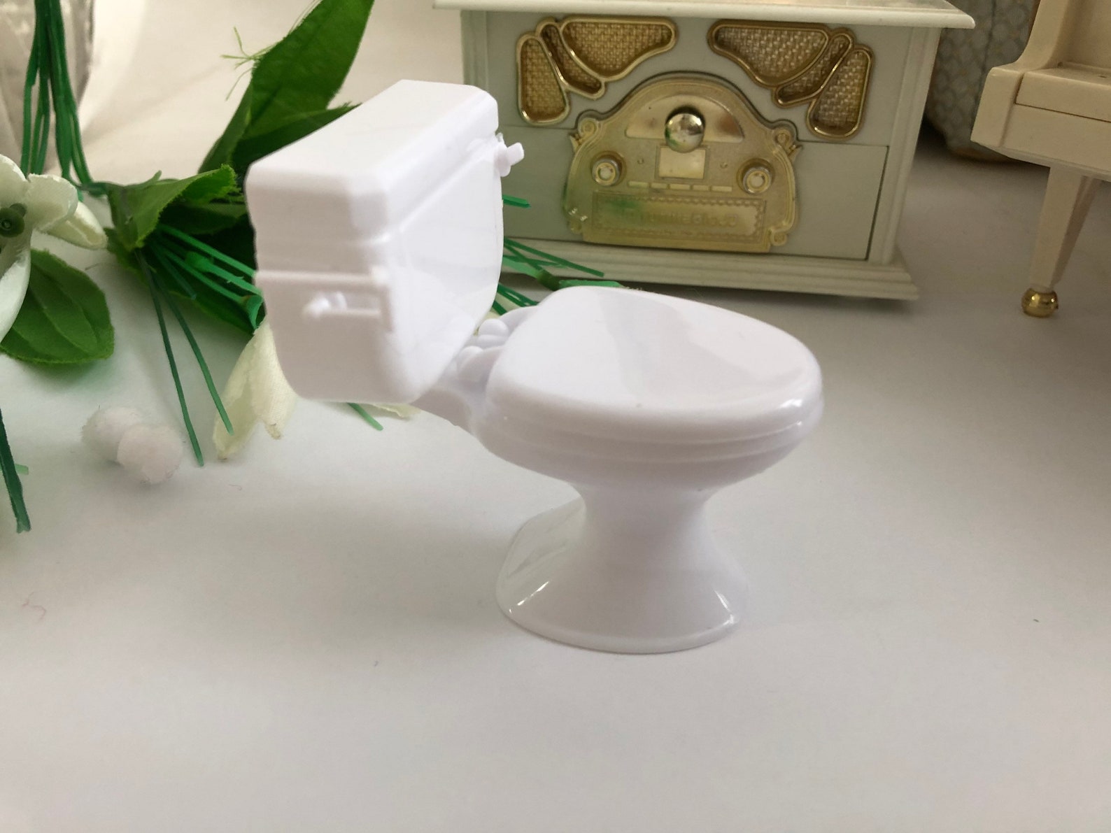 1 PCS metal silver miniature toilet for dolls mini toilet for Etsy