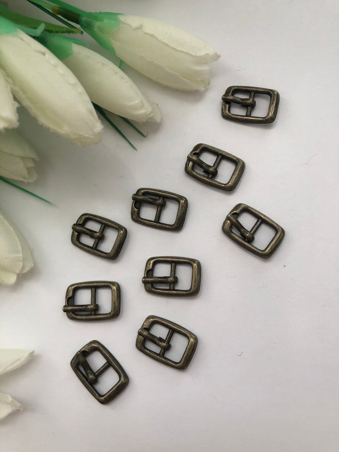 Mini buckle 5pcs bronze buckle shaped buckle for a belt Etsy