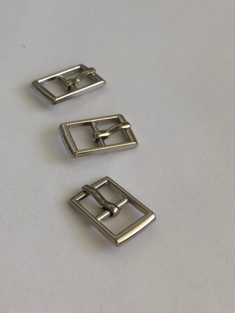 Silver Small 5pcs Mini Buckles Doll Sewing Supplies Craft Etsy