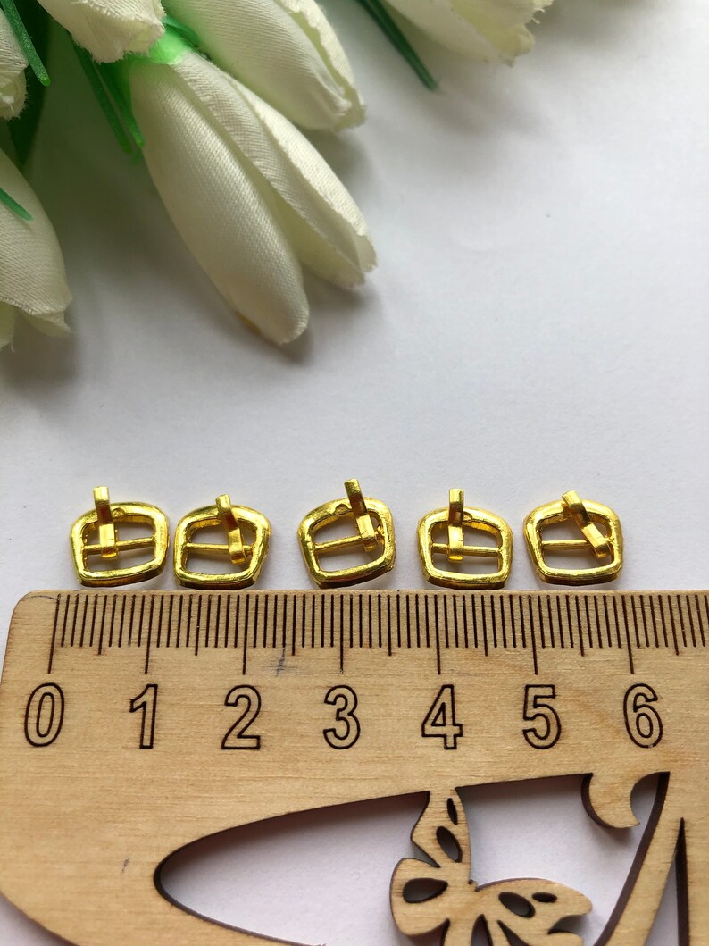 Gold Small 5pcs Mini Buckles Doll Sewing Supplies Doll Craft Etsy