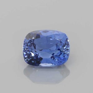 1.73ct Blue Cushion Sapphire from Sri Lanka – Heated Natural Sapphire Gemstone with Certificate for Custom Engagement Ring