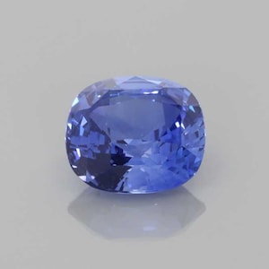1.77ct Blue Cushion Sapphire from Sri Lanka – Heated Natural Sapphire Gemstone with Certificate for Custom Ring
