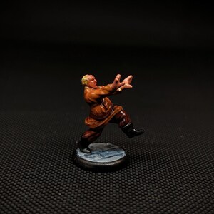 Paysan terrifié peint à la main pour donjons et dragons | D&D | Éclaireur | RPG | MdD | Jeux de société