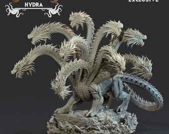 Hydra by Clay Cyanide | Dungeons and Dragons | D&D