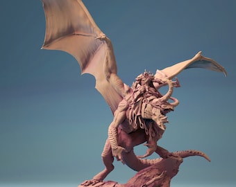 Fafnir Mounted • The North • by LRescale Miniatures | Dungeons and Dragons | D&D | Tabletop Games | Wargames | Resin Miniature