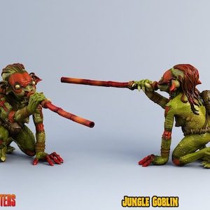 Jungle Goblin 2 by Print Your Monsters | Dungeons and Dragons | D&D | DnD | Tabletop Games | Wargames | Resin Miniature