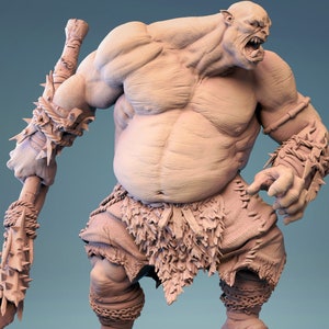 Ogre • Gobelin&#39;s Lair • di Rescale Miniatures / Dungeons and Dragons / D&D / Giochi da tavolo / Wargame / Miniature in resina