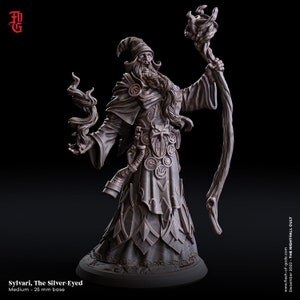 Sylvari Silver Eyed • The Nightfall Cult • by Flesh Of Gods | Dungeons and Dragons | Tabletop Games | Wargames | Resin Miniature