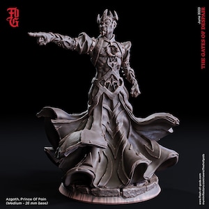 Azgath Prince of Pain • The Gates Of Despair • by Flesh Of Gods | Dungeons and Dragons | Tabletop Games | Wargames | Resin Miniature
