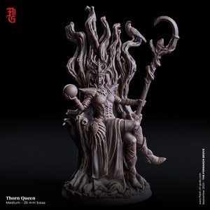Thorn Queen • The Forsaken Grove • by Flesh Of Gods | Dungeons and Dragons | Tabletop Games | Wargames | Resin Miniature