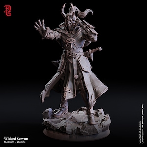 Wicked Servant • The Shadow Conclave • by Flesh Of Gods | Dungeons and Dragons | Tabletop Games | Wargames | Resin Miniature