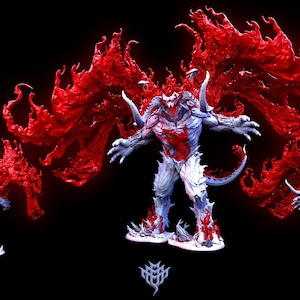 Valarauko (Balrog) • Harbringers Of Cataclysm • von Mini Monster Mayhem | Dungeons and Dragons | D&D | Tabletop Games | Resin Miniatur