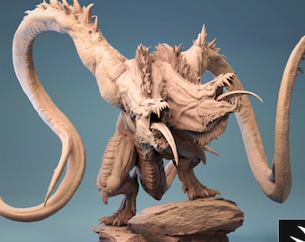 Demogorgon Demon Miniature for Dungeons and Dragons Tabletop RPG